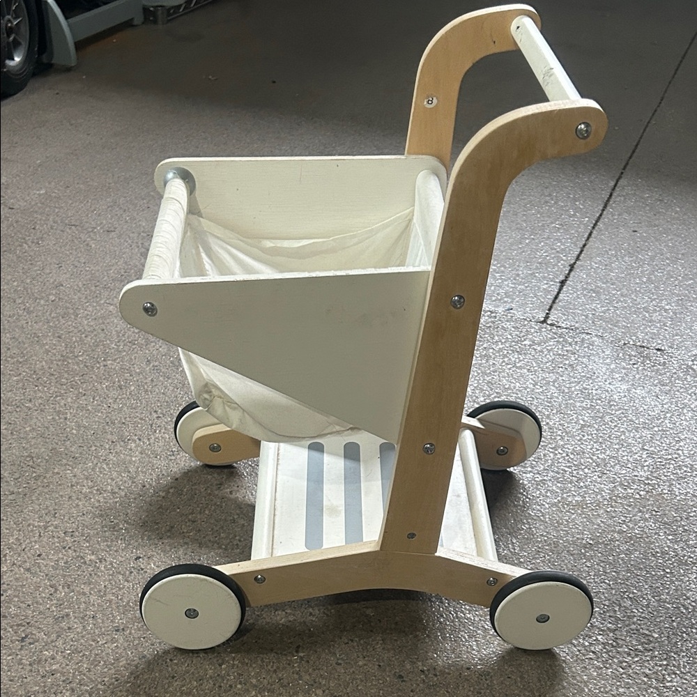 Wooden shopping cart- Pottery Barn Kids